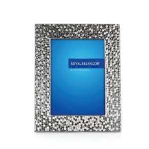 Pewter Photo Frame with Pebble Texture