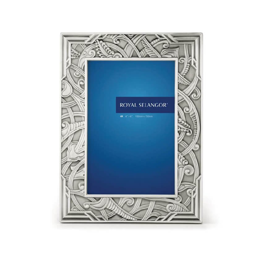 Pewter Photo Frame with Knotwork Relief