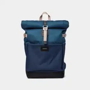 Roll-Top Backpack with Buckle Strap