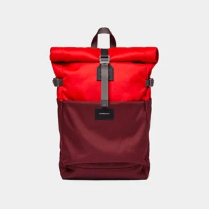 Roll-Top Backpack with Buckle Strap
