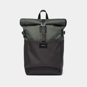 Roll-Top Backpack with Buckle Strap