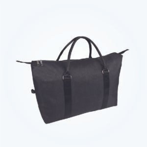 Dark Duffle Bag with Shoulder Strap