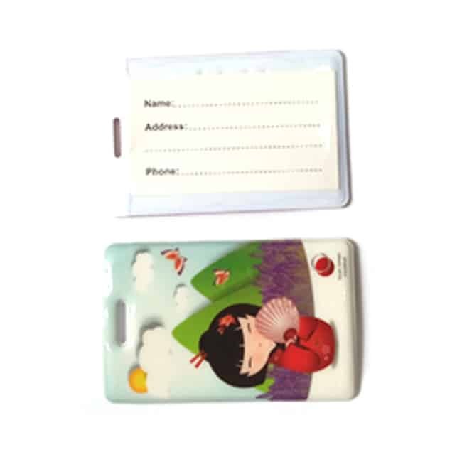 Luggage Tag Card Holder with Name Window