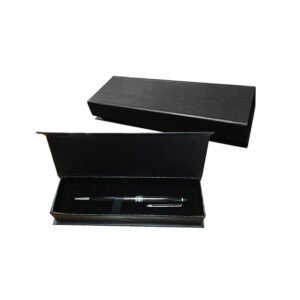 Black Magnetic Flap Pen Gift Box