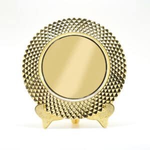 Royal Faceted Gold Presentation Plate