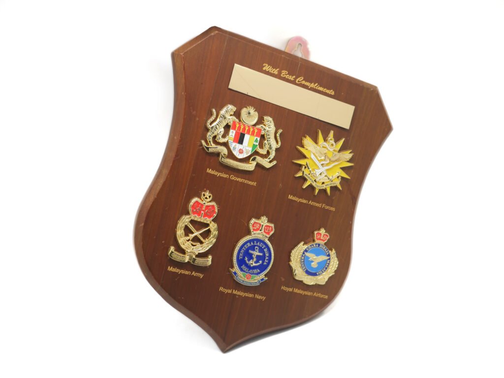 Malaysian Armed Forces Shield Plaque