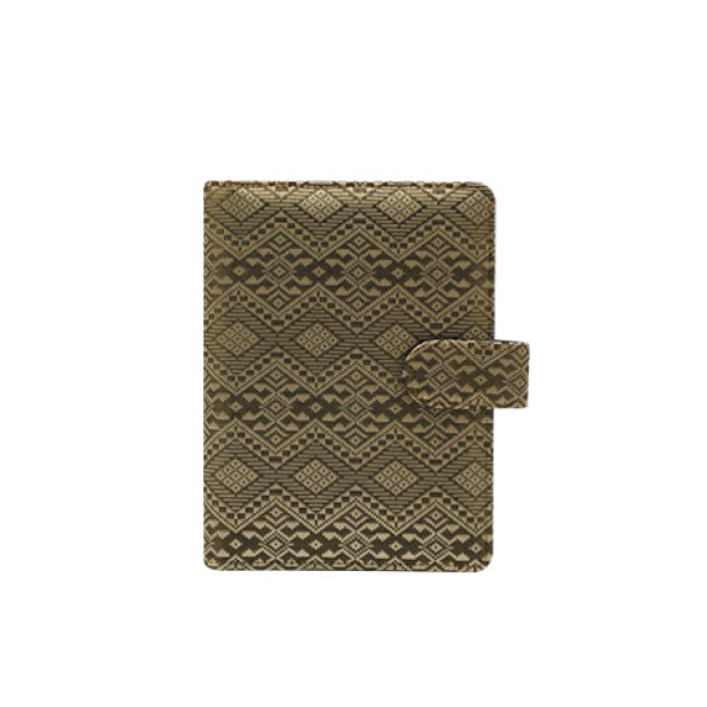 Songket-Covered Organizer with Snap Closure