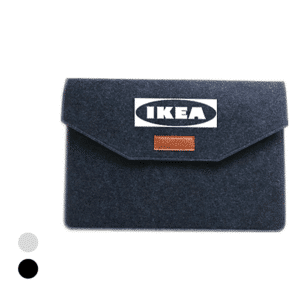 Duo-Tone Wool Felt Laptop Sleeve 15.4 Inch