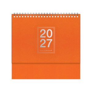 Kalergo 2027 Desk Calendar – Silver Wire-O