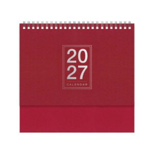 Kalergo 2027 Desk Calendar – Silver Wire-O
