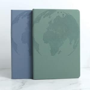 Globetronic Debossed Globe Journal Notebook