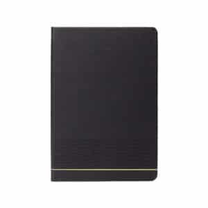 Mirage Wave Debossed Sewn Notebook with Gold Line