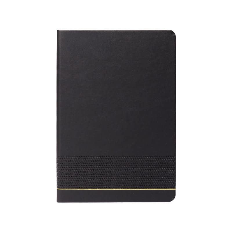 Mirage Wave Debossed Sewn Notebook with Gold Line