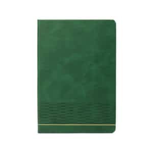 Mirage Wave Debossed Sewn Notebook with Gold Line