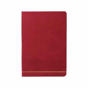 Mirage Wave Debossed Sewn Notebook with Gold Line