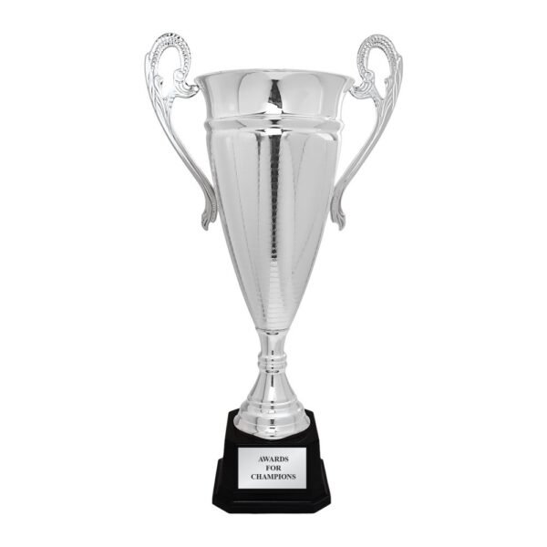 Prestige Open Metal Cup Trophy – Silver, 770mm