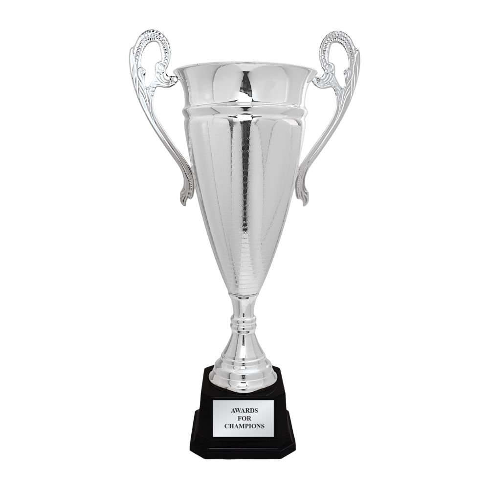 Prestige Open Metal Cup Trophy – Silver, 770mm