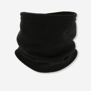 Wedze FIRSTHEAT Fleece Neck Warmer for Adults – Black