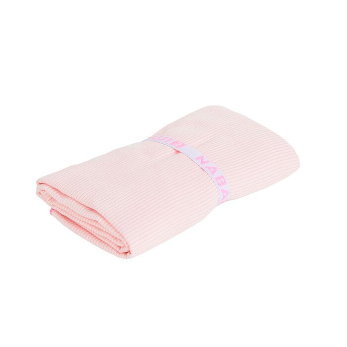 Nabaiji Striped Microfibre Towel Large 80 x 130 cm – Quick Drying