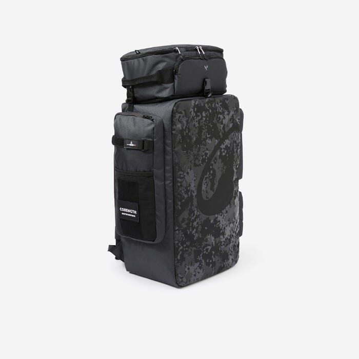 Domyos 50L Gym Backpack with Insulated Lunch Bag and Laptop Sleeve – Black