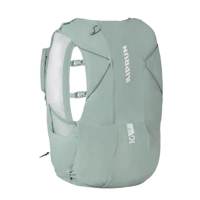 Kiprun 10L Trail Running Backpack with 1L Water Bladder – Green