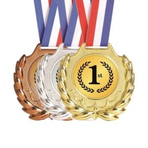 Laurel Frame Plastic Medal with 50mm Insert – 90mm