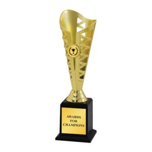 Gold Flame Cone Trophy