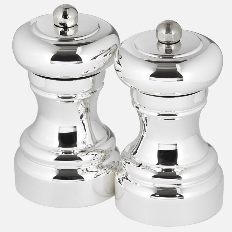 Sterling Silver Salt & Pepper Mill Set – 10.2cm
