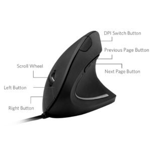 Anker Wired Ergonomic Vertical Mouse