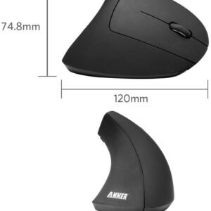Anker Wireless Ergonomic Vertical Mouse with USB Receiver