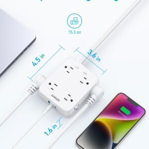 Anker 341 USB Power Strip 8 AC Outlets