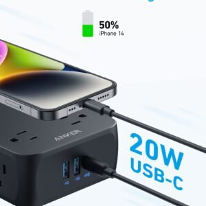 Anker 341 USB Power Strip 8 AC Outlets