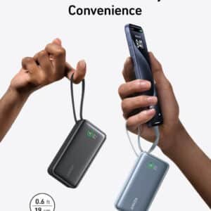 Anker Nano Power Bank 10000mAh 30W with Built-In USB-C Cable