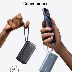 Anker Nano Power Bank 10000mAh 30W with Built-In USB-C Cable