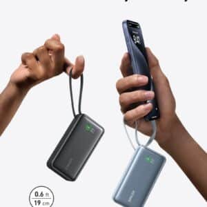 Anker Nano Power Bank 10000mAh 30W with Built-In USB-C Cable