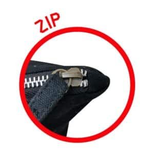 Zippered Canvas Pouch – 23 x 12.6cm, 10oz