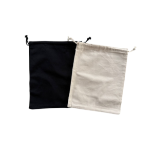 Canvas Drawstring Pouch – Medium, 18 x 22cm