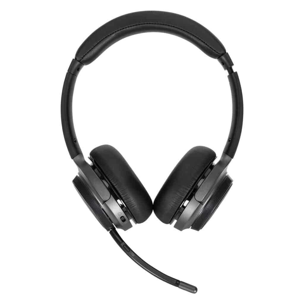 Stereo Headset with Flexible Boom Microphone