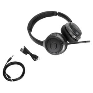 Stereo Headset with Flexible Boom Microphone