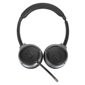 Stereo Headset with Flexible Boom Microphone