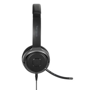 Stereo Headset with Flexible Boom Microphone