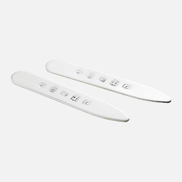 Sterling Silver Collar Stiffeners – Centre Hallmark