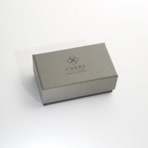 Plain Oval Sterling Silver Cufflinks