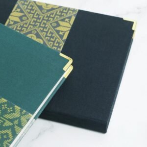 Songketa Songket Band Sewn Notebook with Metal Corners