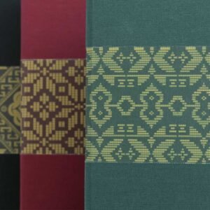 Songketa Songket Band Sewn Notebook with Metal Corners