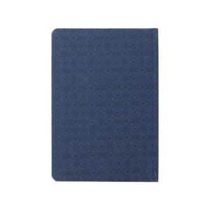 Karya Patterned Hard Cover Notebook with Leather Patch