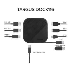 Targus DOCK116 USB-C Docking Station