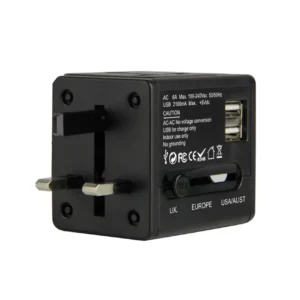 SPEX International Travel Adapter with Dual USB