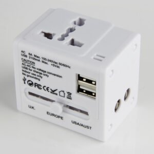 SPEX International Travel Adapter with Dual USB
