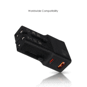 RAPID QC and PD Fast-Charging Travel Adapter